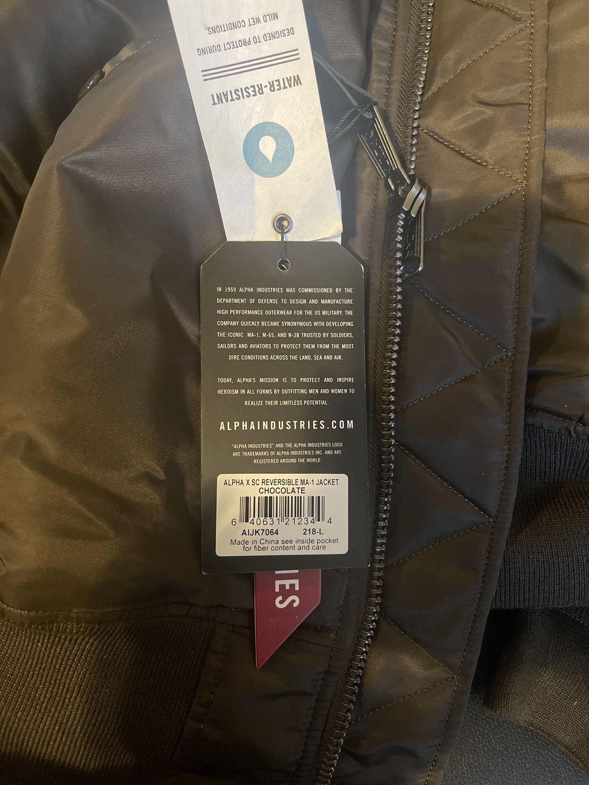 Alpha Industries Men ALPHA INDUSTRY jacket Size US L / EU 52-54 / 3 - 6 Thumbnail