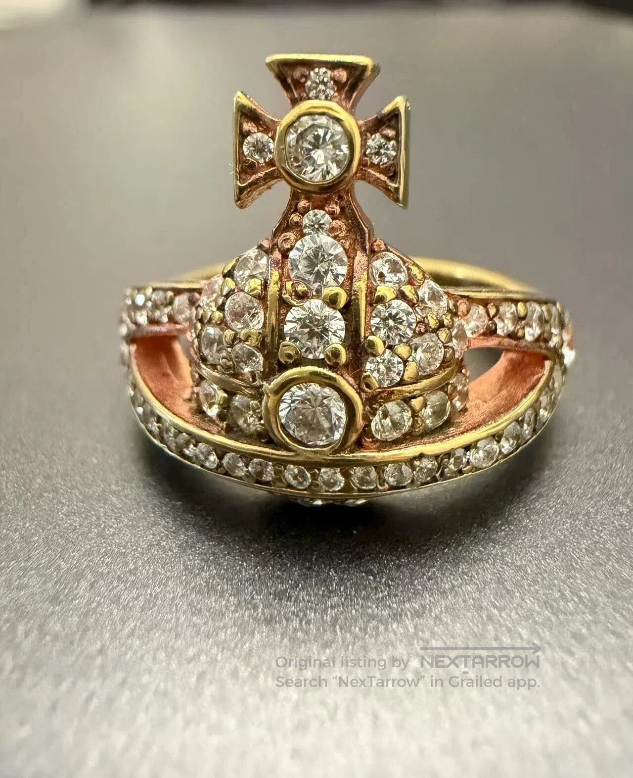 Vivienne Westwood Vivienne Westwood Saturn Ring. Size ONE SIZE - 2 Thumbnail