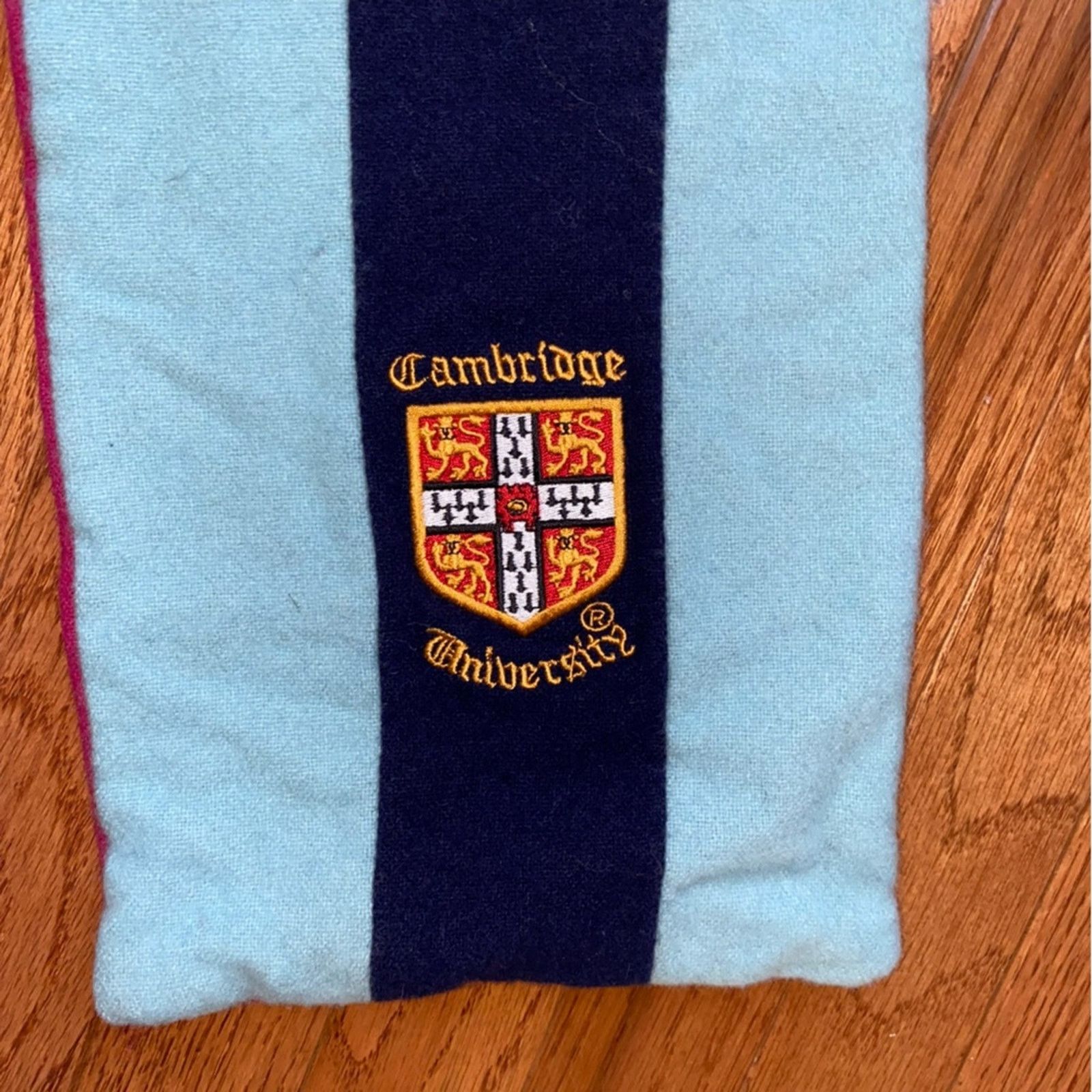 Hardy Amies Vtg Ryder & Amies Cambridge Corpus Christi Wool Scarf Size ONE SIZE - 13 Thumbnail