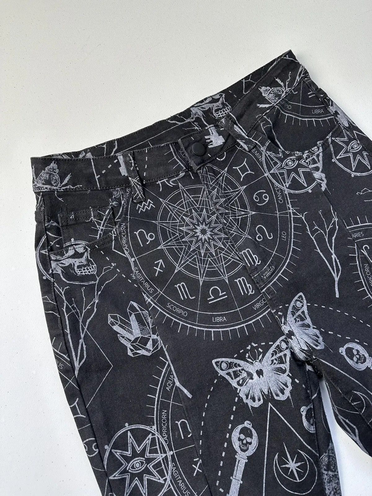 Hysteric Glamour Avant Garde Gothic Flared Buggy Pants Glamour Size 30" / US 8 / IT 44 - 6 Thumbnail