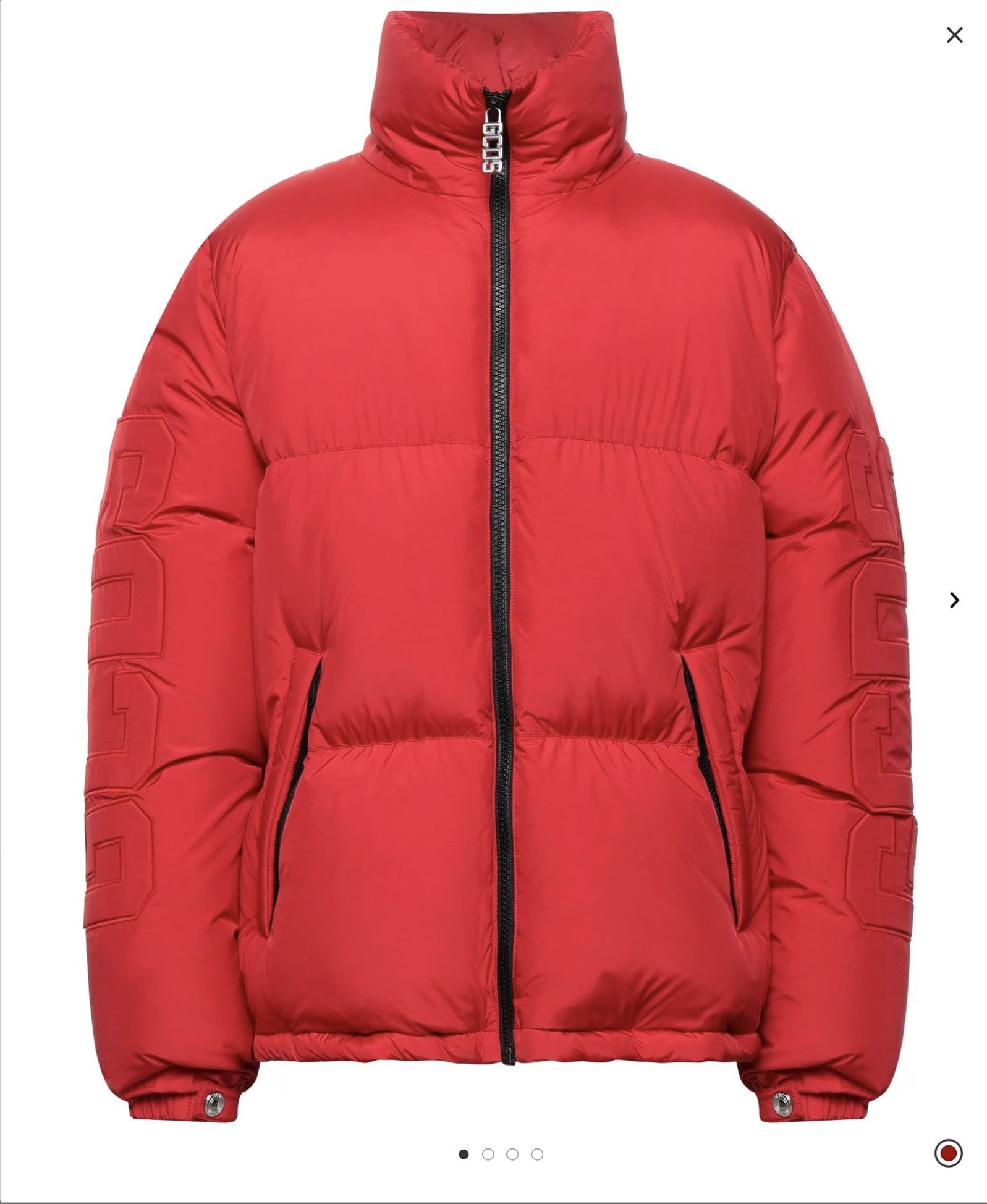 image of NWT $1.5K Gcds Down Puffer Jacket Size Xs / S, Made In Italy in Red, Men's