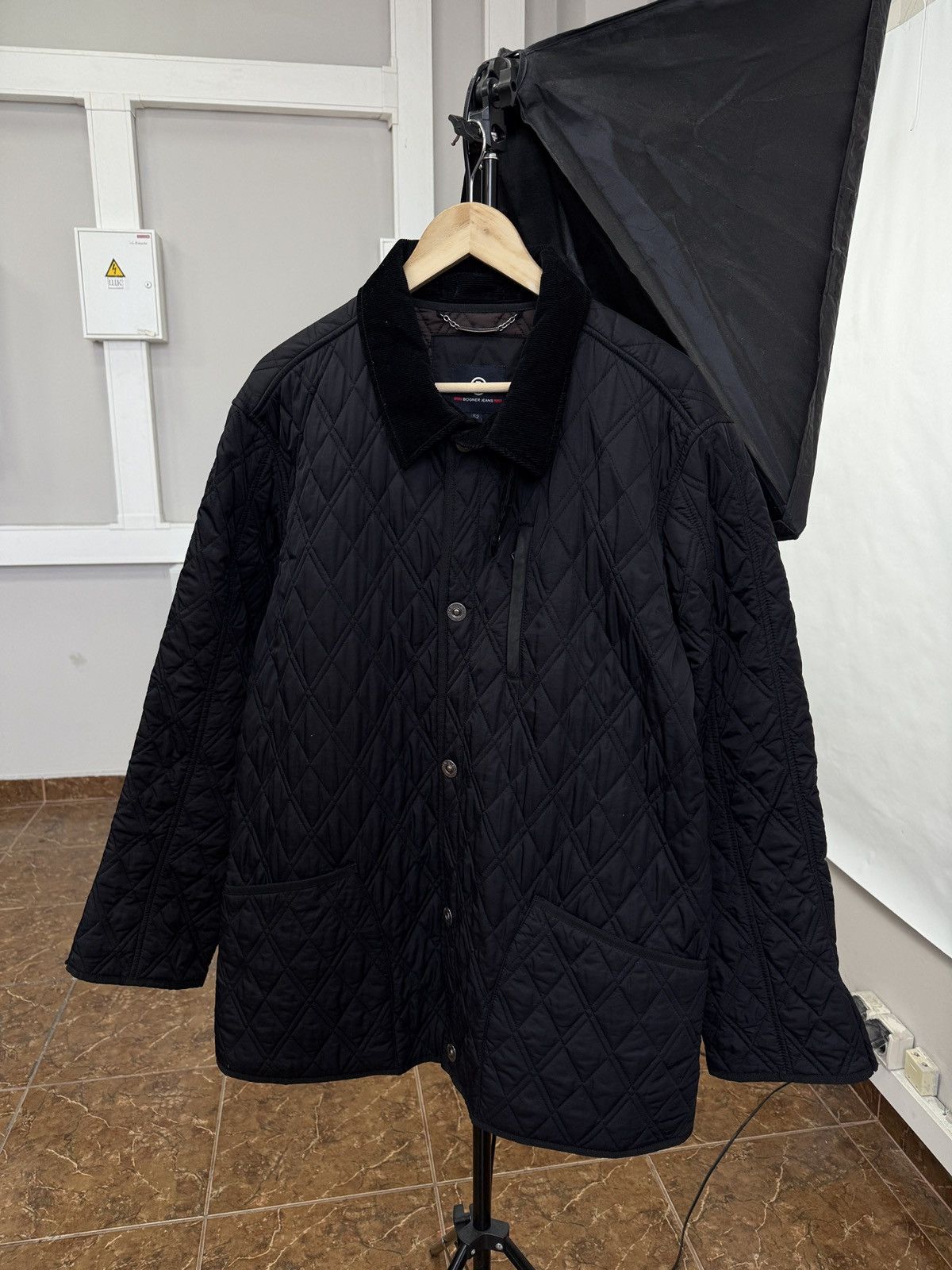 Bogner 🇮🇹 Vintage Bogner Jeans Quilted Jacket Corduroy Collar Retro Size US XL / EU 56 / 4 - 1 Thumbnail
