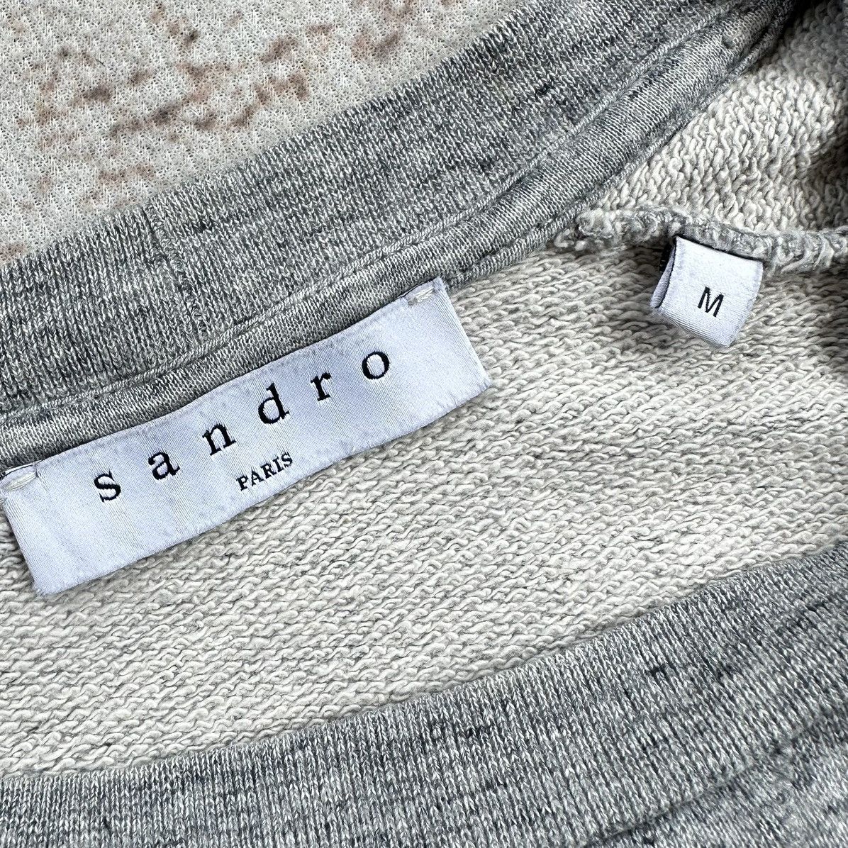 Sandro SANDRO PARIS CARPET LOGO RARE SWEATSHIRT Size US M / EU 48-50 / 2 - 4 Thumbnail