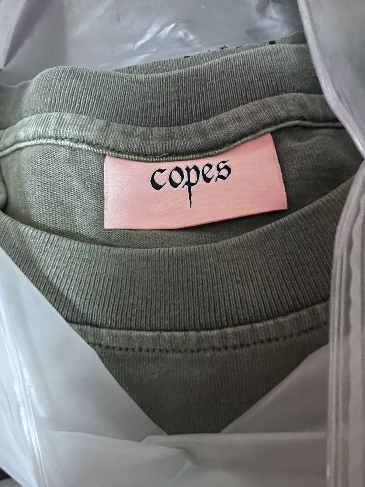 Copes copes x Slug Christ shaeol tee very swag green vintage wash Size US S / EU 44-46 / 1 - 6 Thumbnail