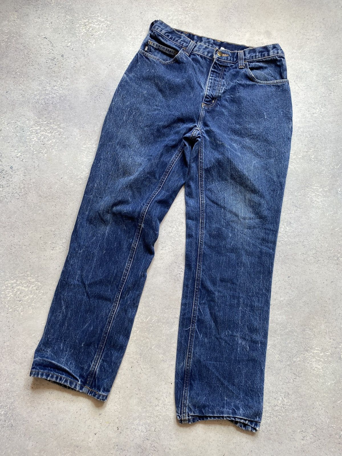 Carhartt Carhartt Jeans Men's 32x30 Blue Denim FR Flame Resistant ARC Size US 32 / EU 48 - 3 Thumbnail