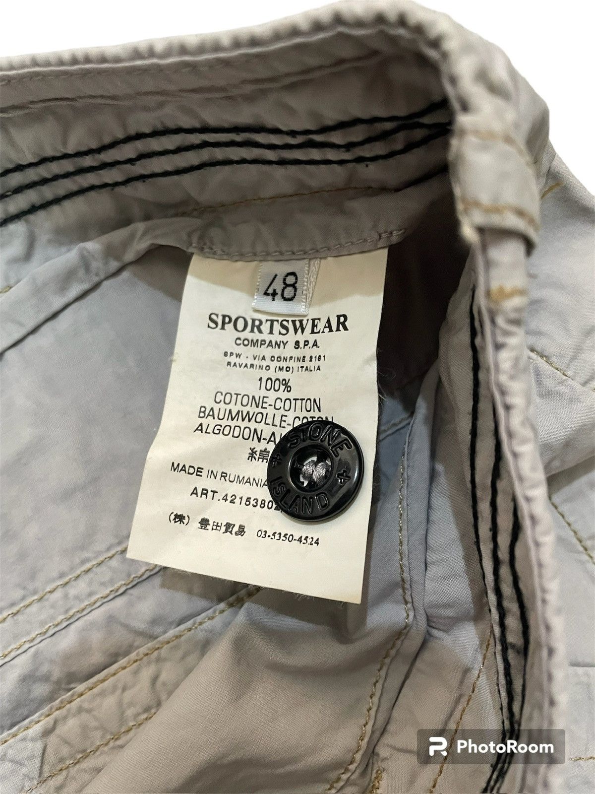 Stone Island Vintage Stone Island Lightweight Cargo Pants S/S 2005 Size US 32 / EU 48 - 4 Thumbnail