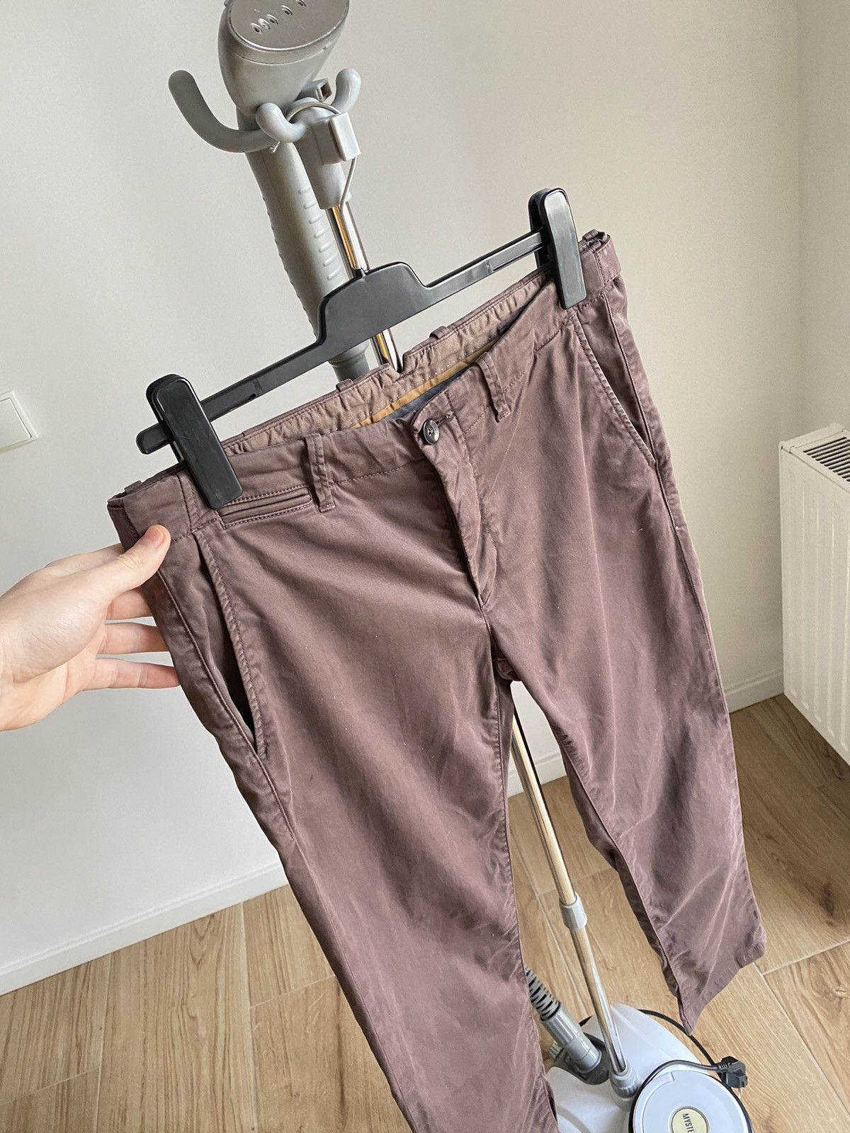 Corneliani Corneliani Pants Nude Burgundy size 50 Size US 32 / EU 48 - 7 Thumbnail