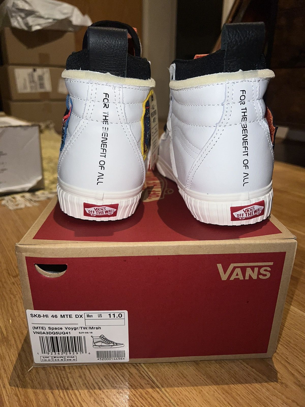 NASA × Vans Vans NASA X Sk8-Hi MTE Space Voyager True White Shoes Size US 11 / EU 44 - 6 Thumbnail