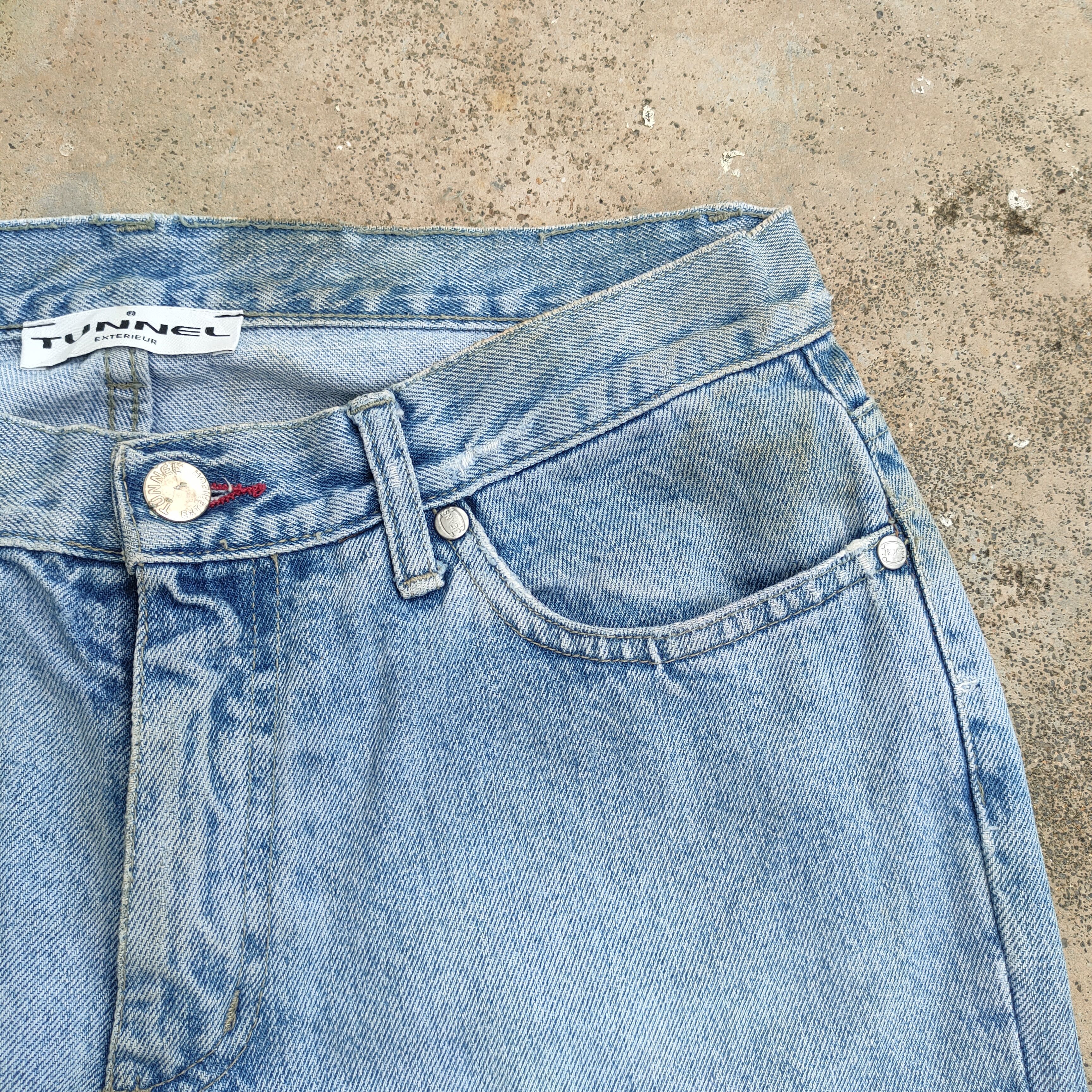 Japanese Brand FLARE VINTAGE TUNNEL DISTRESSED FADED JEANS DENIM PANTS Size US 30 / EU 46 - 9 Thumbnail