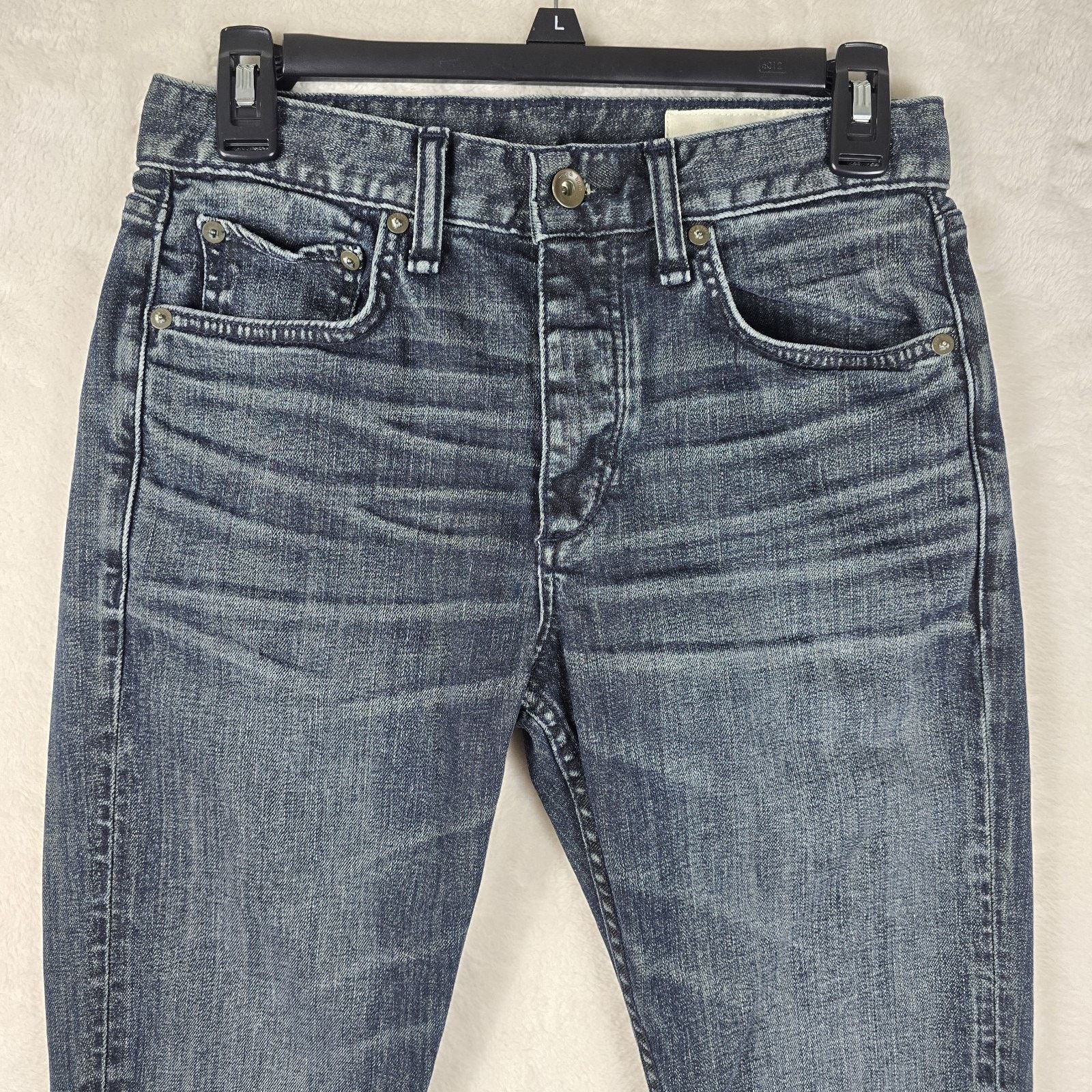 Rag & Bone Rag & Bone Ainsley Distressed FIT 1 Skinny Jeans Fits 28x30 Size 28" / US 6 / IT 42 - 3 Thumbnail