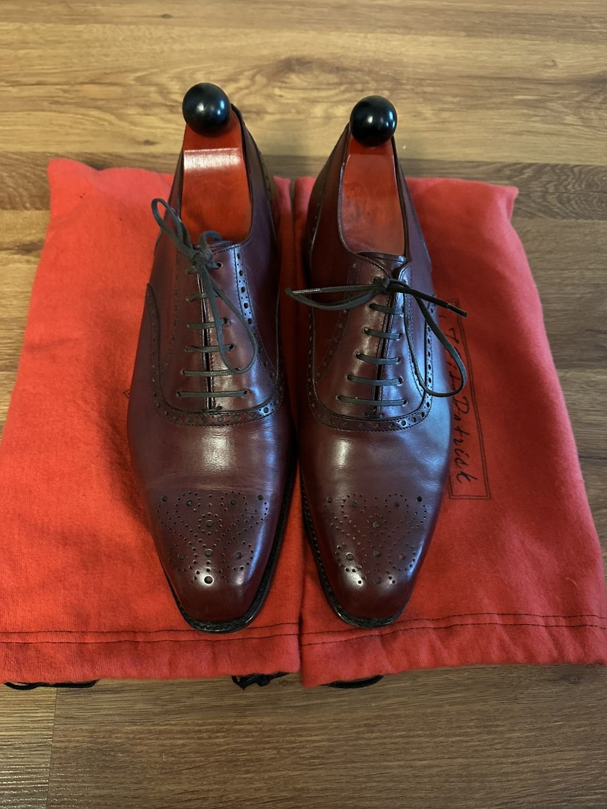 J.FitzPatrick Wallingford II Half Brogue Burgundy Calf Size US 9 / EU 42 - 1 Thumbnail