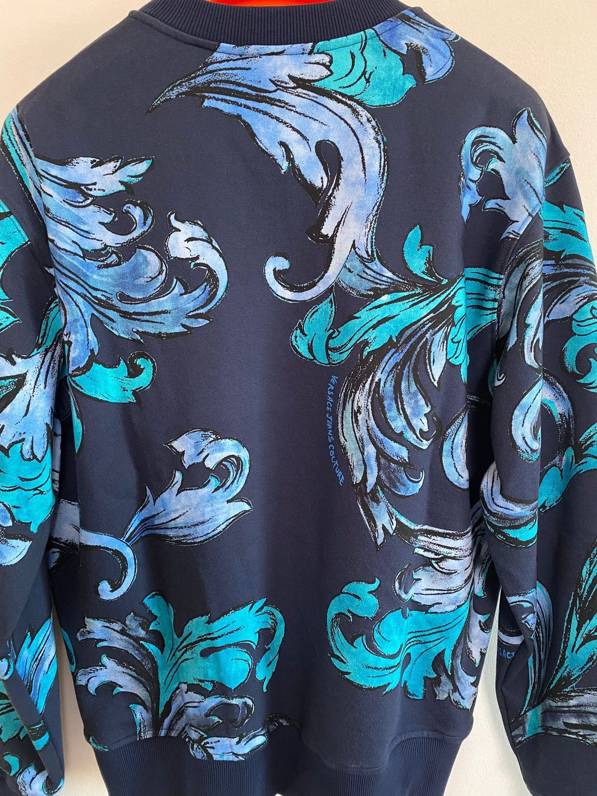 Versace Jeans Couture Versace Jeans Culture Sweatshirt Reg all Over XL blue, new Size US XL / EU 56 / 4 - 11 Thumbnail