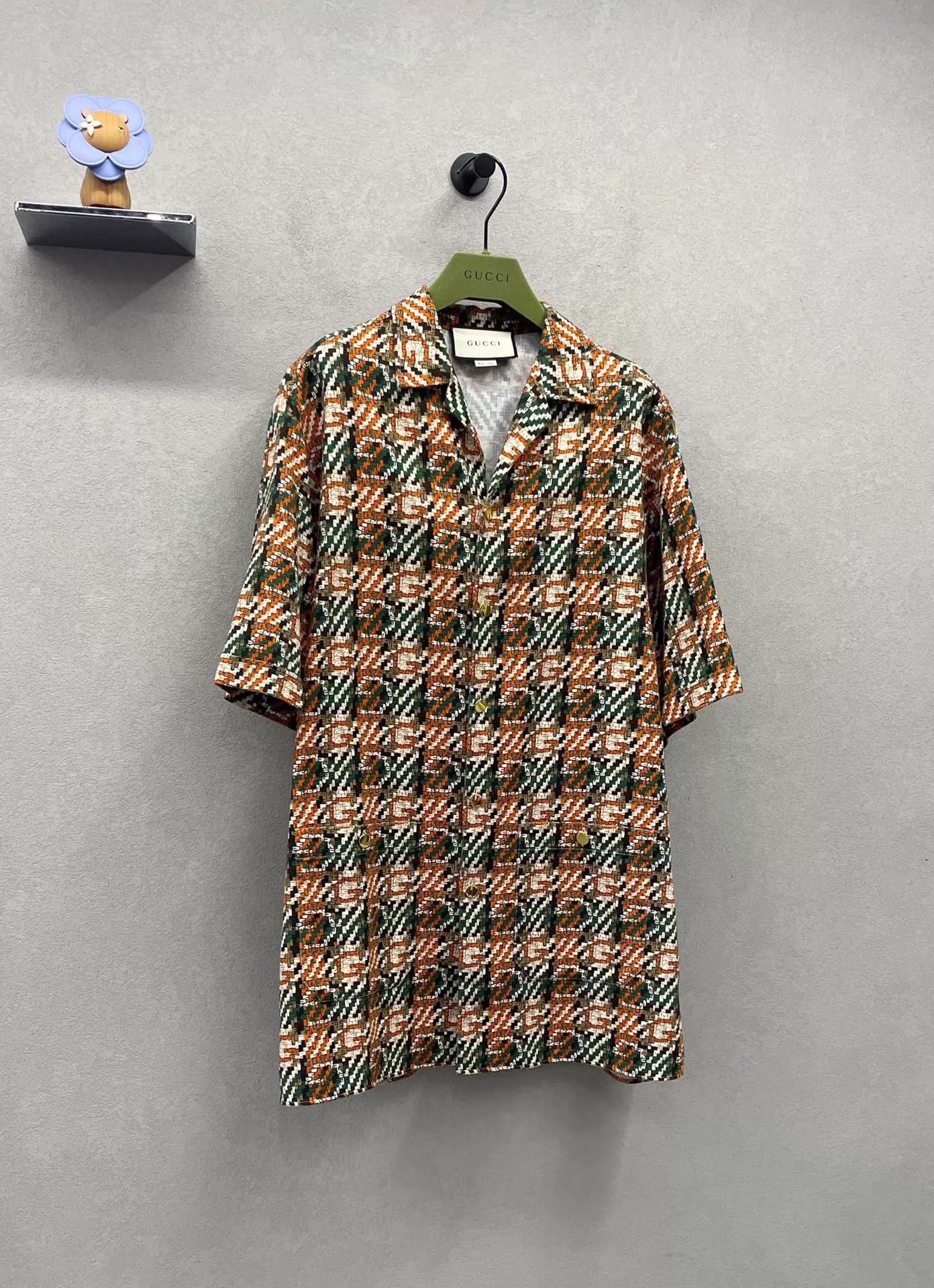 Gucci Gucci AlloverPrint SS Tee 46 Vintage Breathable Size US S / EU 44-46 / 1 - 3 Thumbnail
