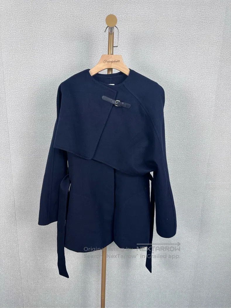 Hermes Hermes Navy Blue Two-Piece Cashmere Set Size XXS / US 00 / IT 34 - 1 Thumbnail