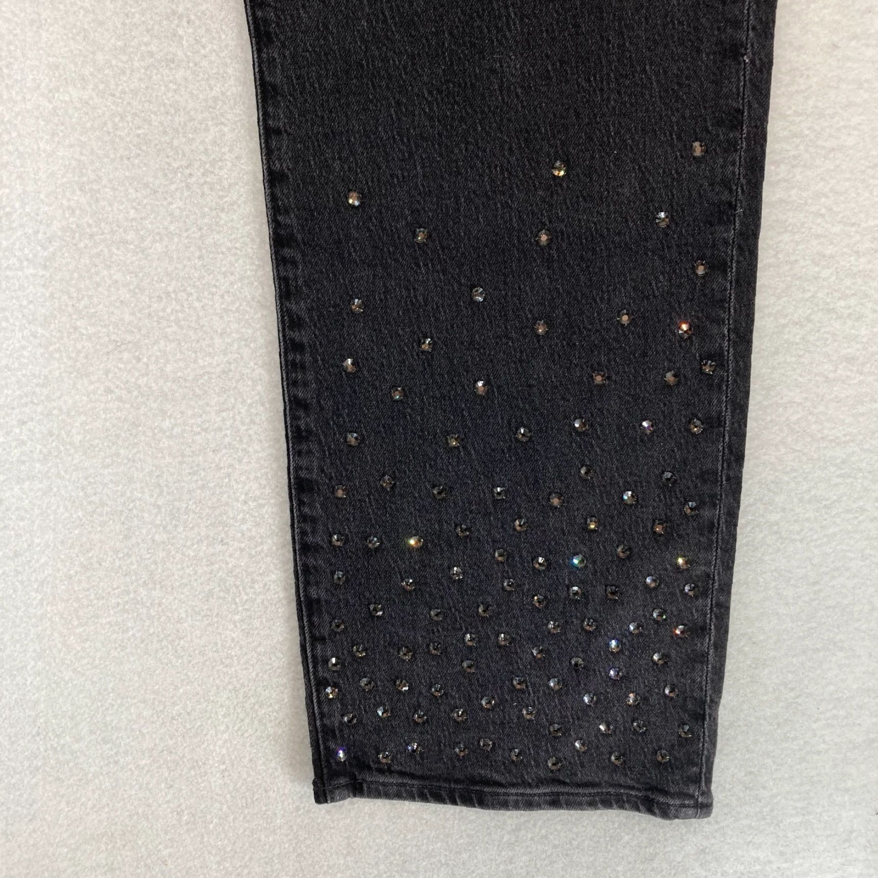 Madewell Madewell 90s Straight Jeans Women's 32 Black Denim High Rise Stretch Studded Y2K Jeans Size 24" / US 00 / IT 34 - 5 Thumbnail