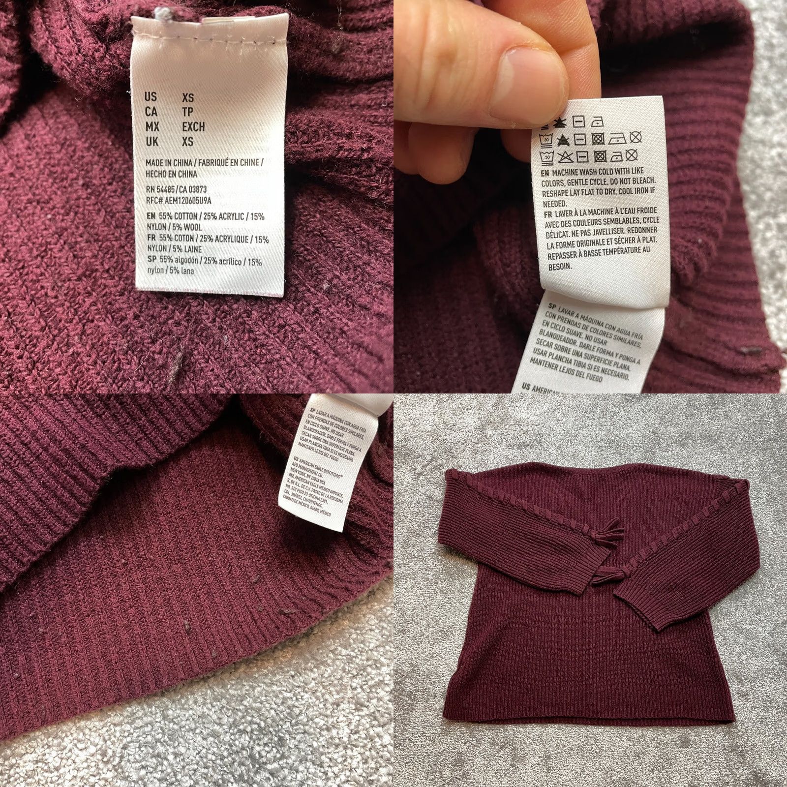 American Eagle Outfitters VINTAGE? No. Size XS / US 0-2 / IT 36-38 - 8 Thumbnail