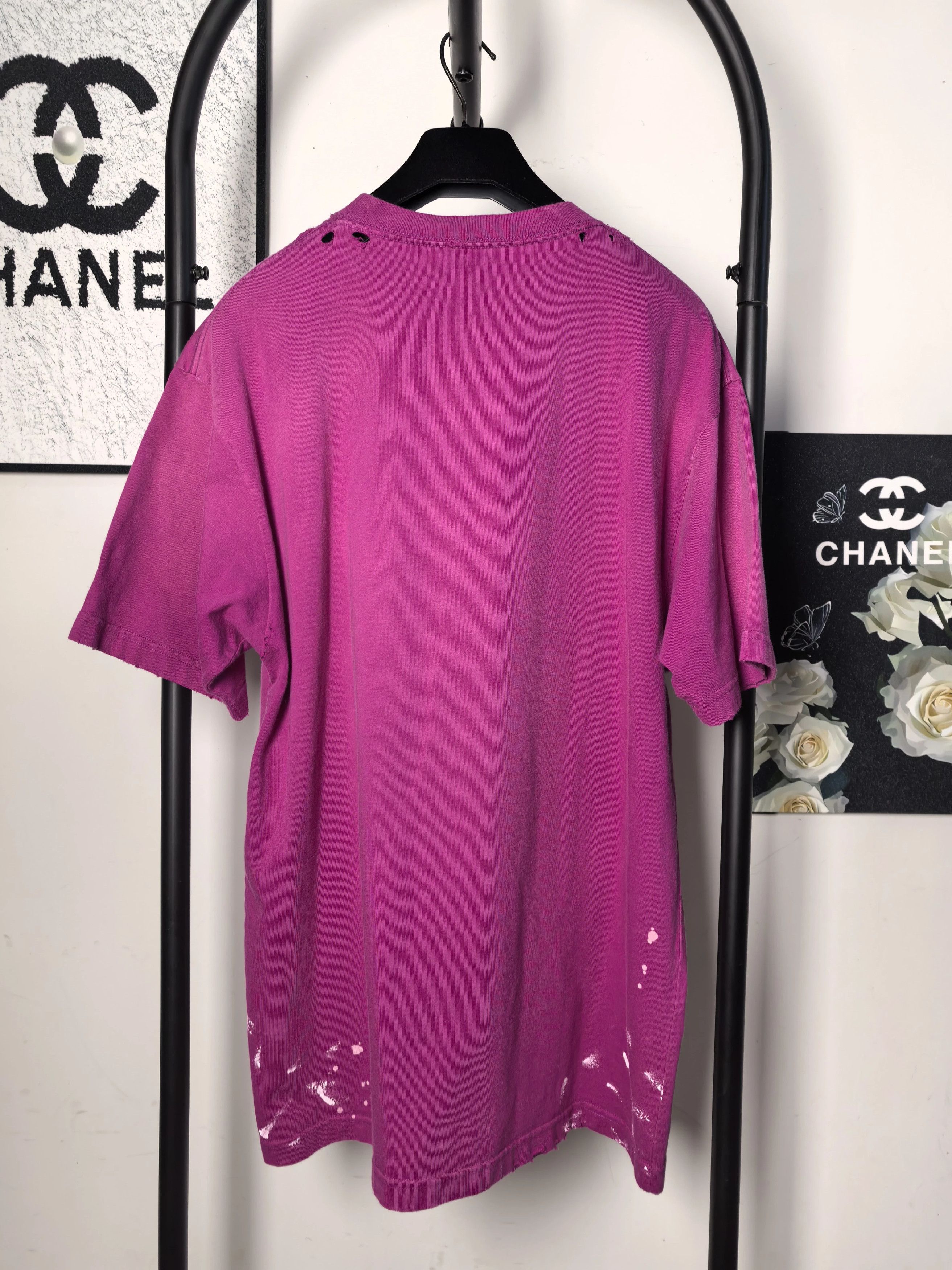 Balenciaga Balenciaga Washed Distressed Short Sleeve Size XXS / US 00 / IT 34 - 2 Thumbnail