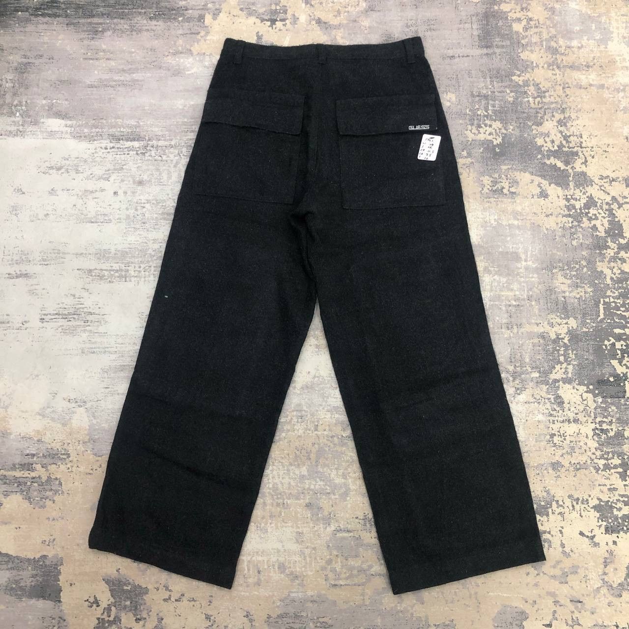 Guess P862. GUESS WOOL BAGGY PANTS Size 28" / US 6 / IT 42 - 4 Thumbnail