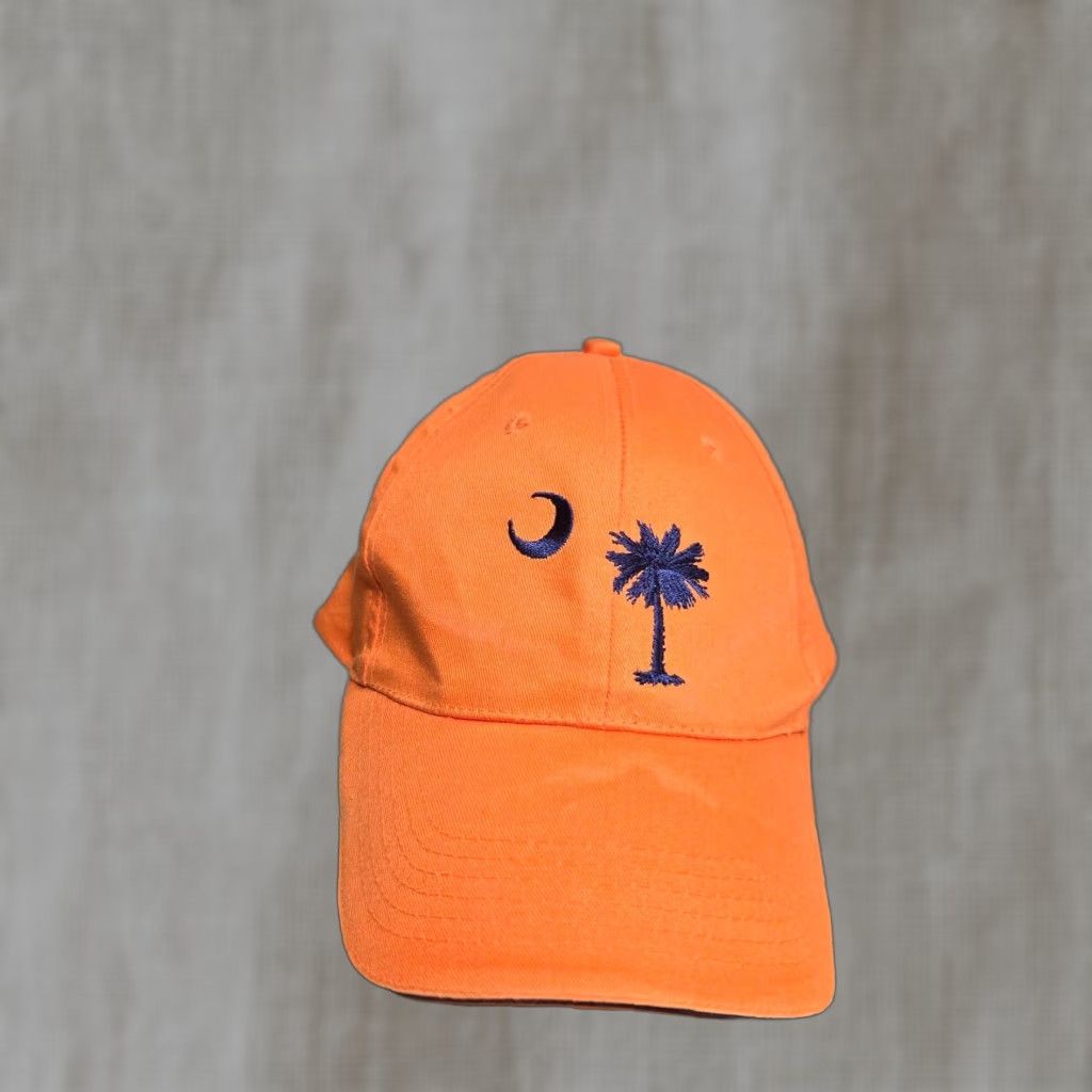 Vintage VINTAGE Myrtle Beach Hat Cap Adult One Size Orange Baseball Cap Adjustable Souvenir 90s Beach Travels Mens Womens Size ONE SIZE - 1 Thumbnail