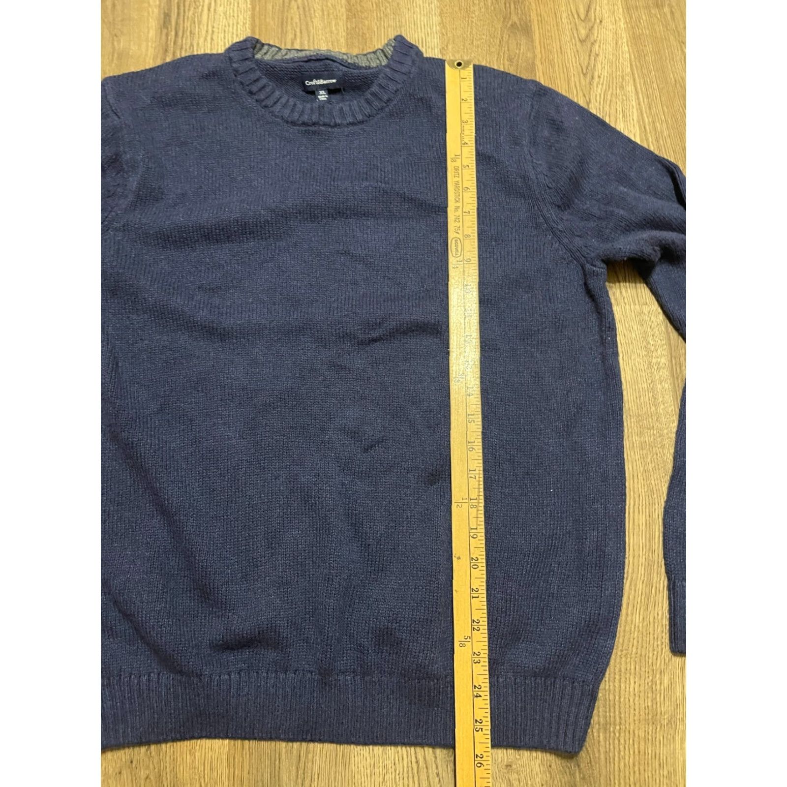 Croft & Barrow Croft & Barrow Sweater Mens Size Medium Blue Crew Neck Pullover Long Sleeve Casual Regular Knit 90s? Size US M / EU 48-50 / 2 - 6 Thumbnail