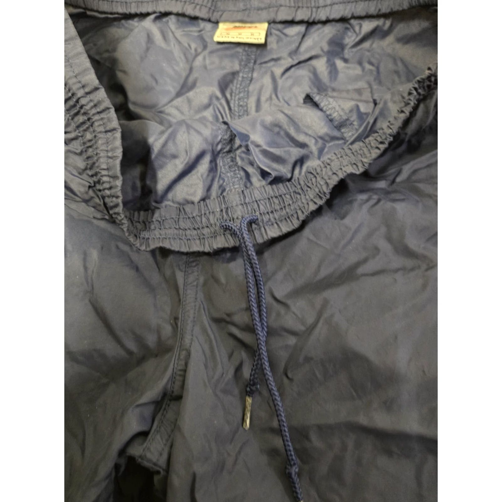 Nike VINTAGE Nike Pants Mens Medium Blue Nylon Track Windbreaker Warm Up 90s Size US 31 - 6 Thumbnail