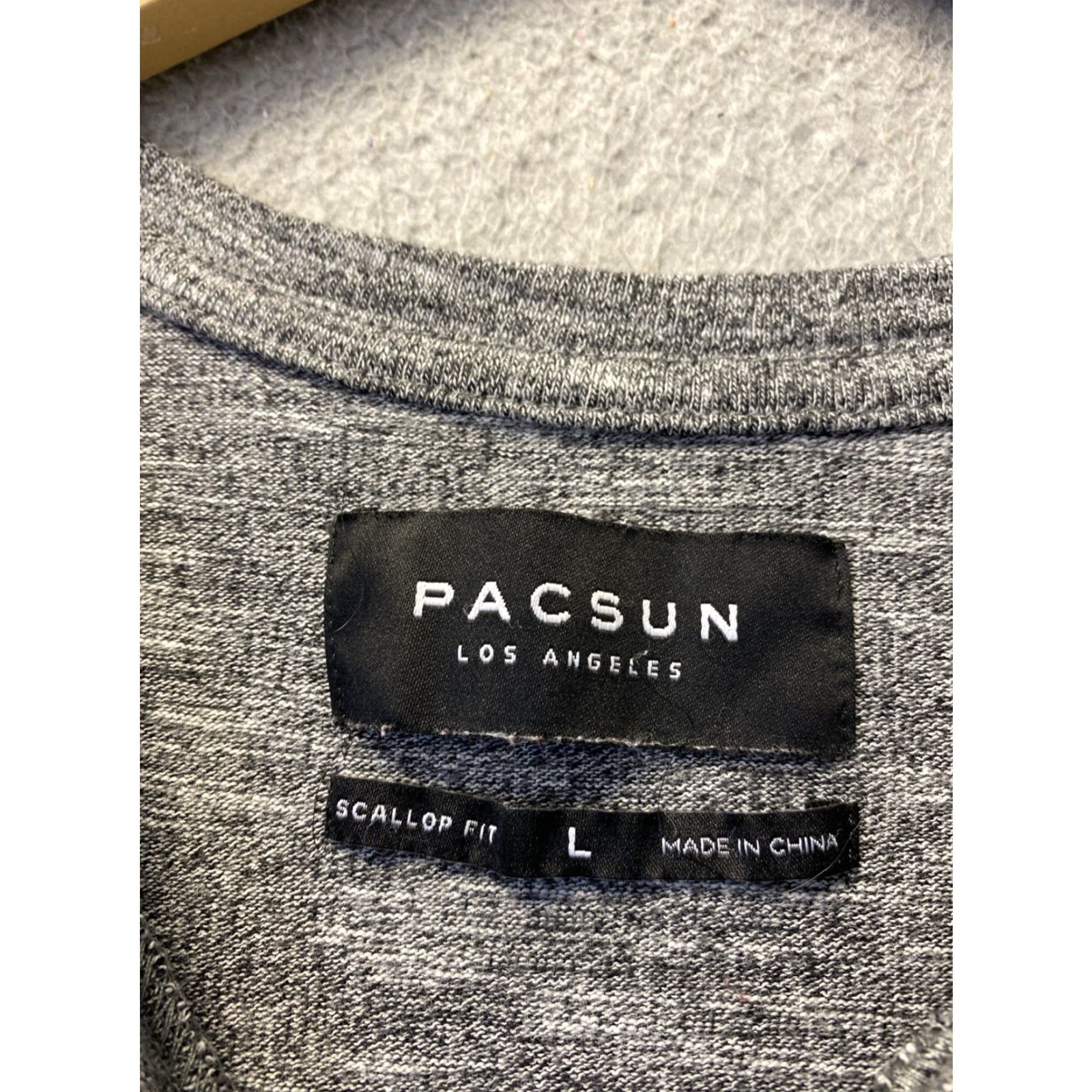 Pacsun VINTAGE PacSun Shirt Crop Top Gray L /162-38 Size L / US 10 / IT 46 - 3 Thumbnail