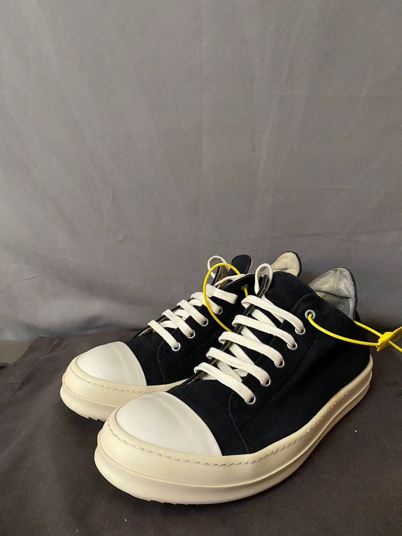 Rick Owens Low-Top Canvas Sneakers-yf