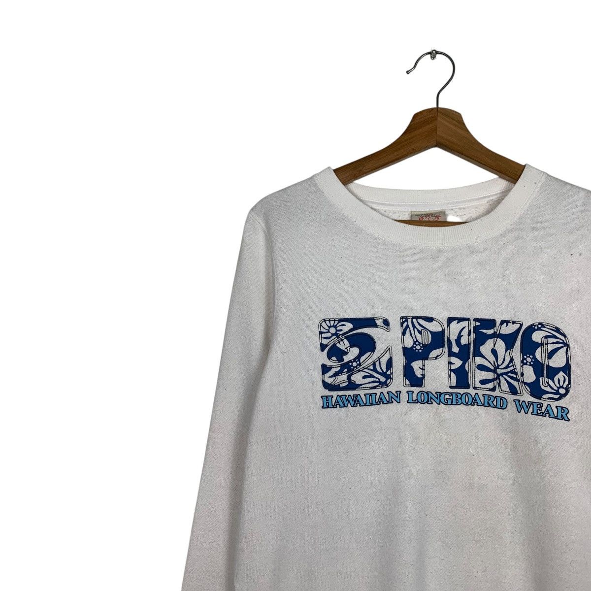 Japanese Brand PIKO Hawaiian Longboard Wear Big Logo Sweatshirt #2020-C88 Size US M / EU 48-50 / 2 - 6 Thumbnail