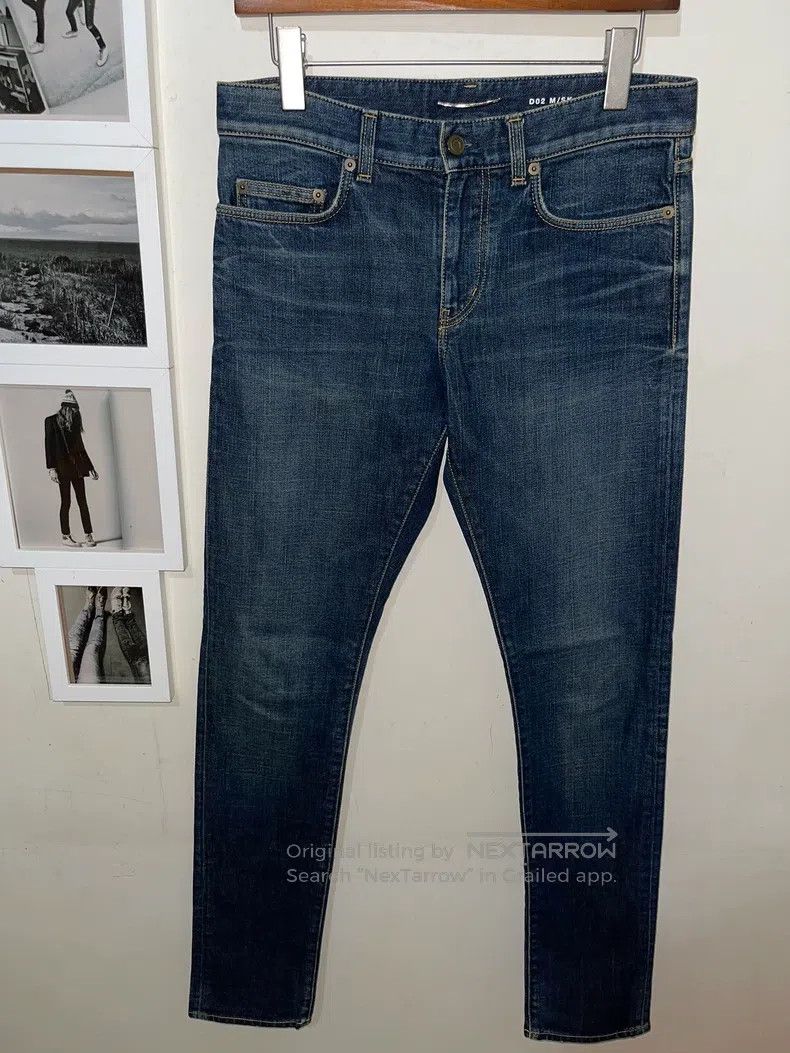 Saint Laurent Paris Saint Laurent Paris Ghoul Claw Water Ripple Basic Denim Pa Size US 30 / EU 46 - 1 Thumbnail