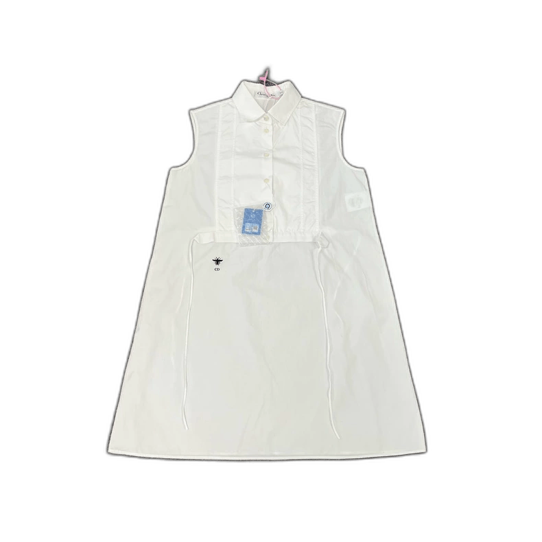 Dior Dior Embroidered White Shirt Dress Size 34-2506 Size XS / US 0-2 / IT 36-38 - 1 Thumbnail