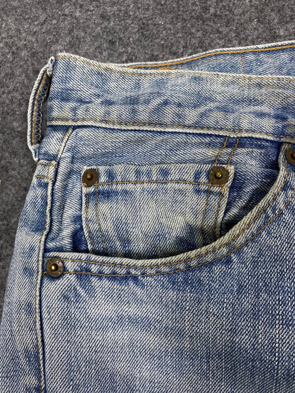 Levi's vintage levis 517 bootcut flare distressed denim nice design Size US 33 - 9 Thumbnail