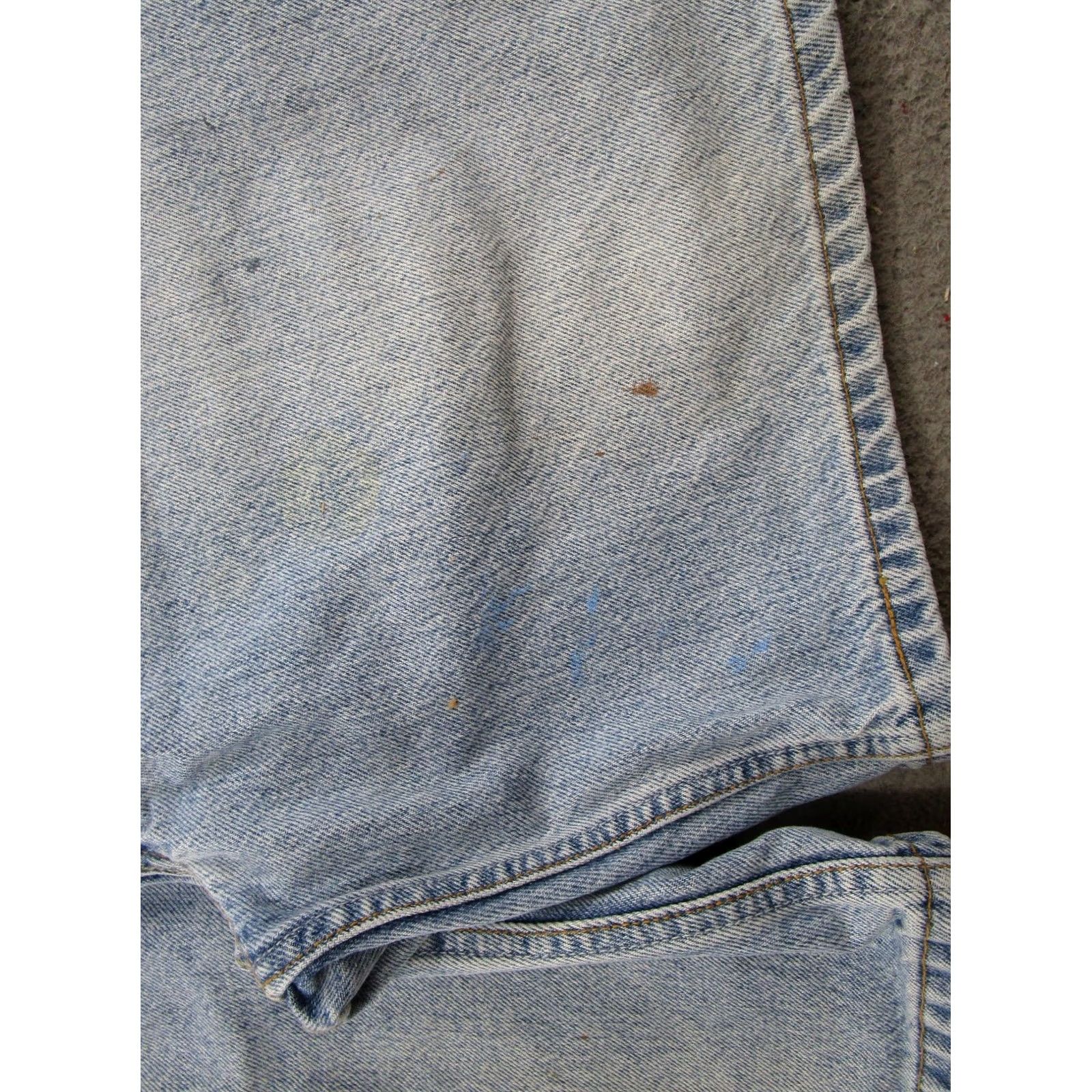 Levi's VTG Levi's Signature Relaxed Fit Bermuda Denim Short Blue 5-Pocket 38 Mens Summer Vintage 90s Baggy Jorts Size US 38 / EU 54 - 3 Thumbnail