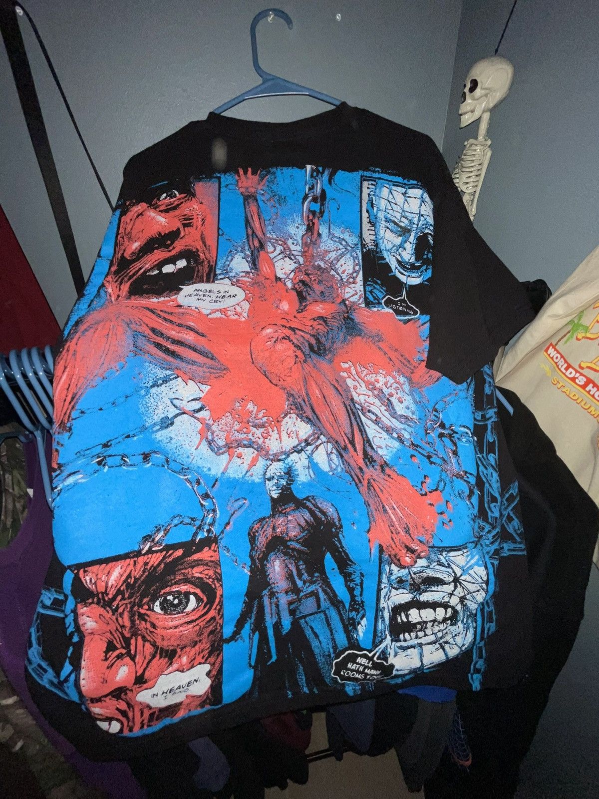 Other BackStock Co Hellraiser Shirt Mens L AOP Full Print Tee Size US L / EU 52-54 / 3 - 2 Thumbnail