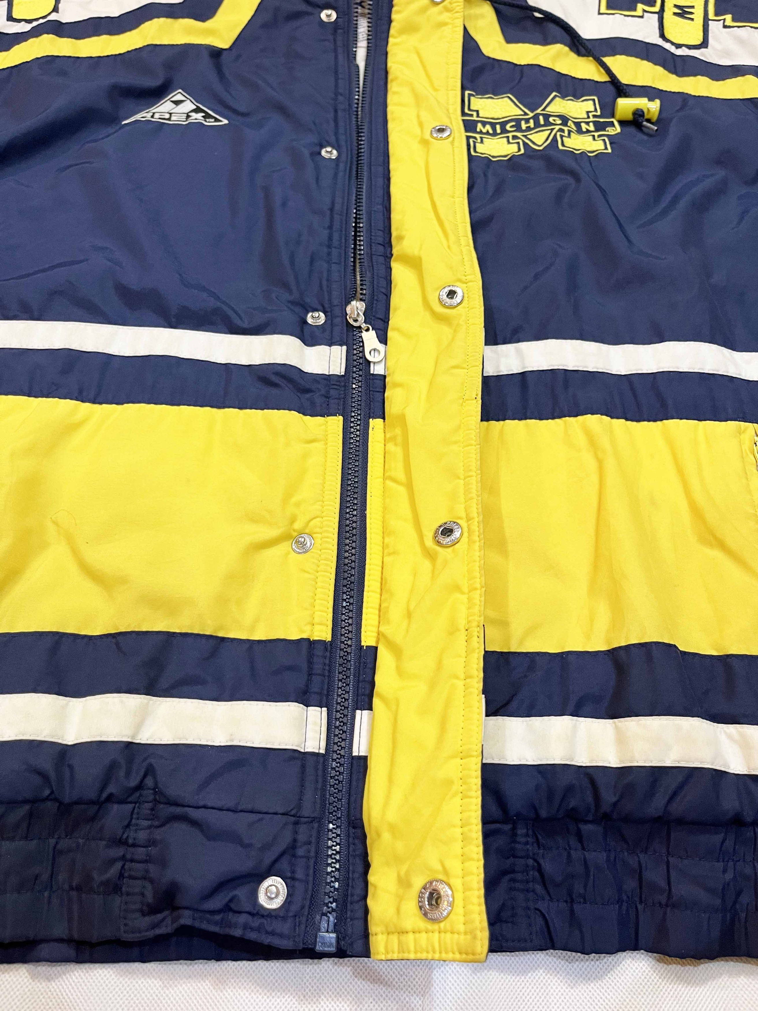 Apex One × NCAA × Vintage Vintage Apex One NCAA Michigan Wolverines Full Zip Jacket Size US L / EU 52-54 / 3 - 7 Thumbnail