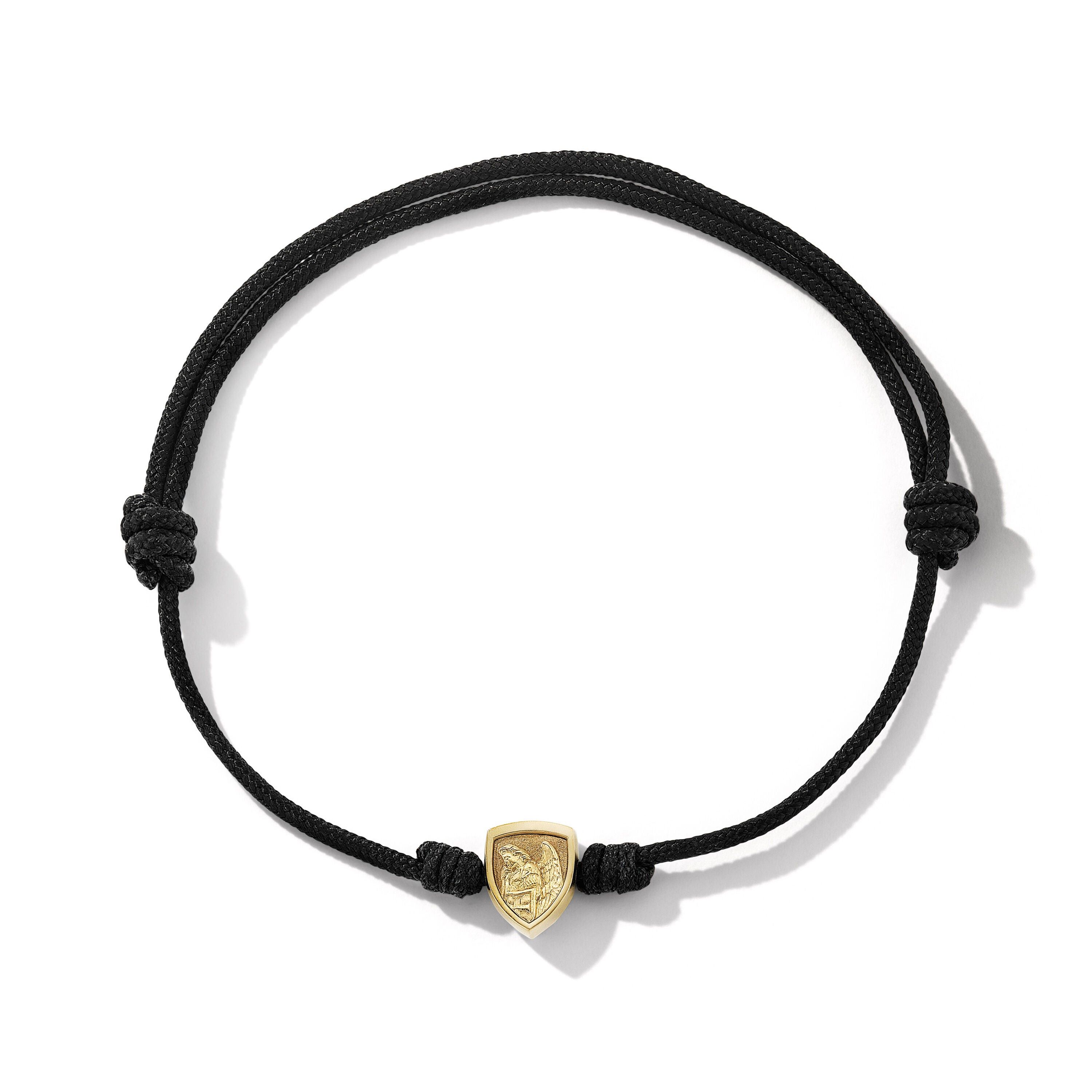 David Yurman o1w1db10526 B25963M /Size: S/Cord Bracelet in Black/Golden Size ONE SIZE - 2 Thumbnail