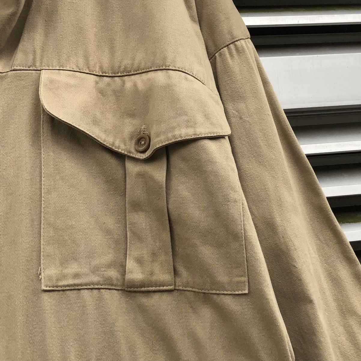 Vintage Vintage 80s The Kettle Creek Canvas Co Khakis Safari Jacket Size US L / EU 52-54 / 3 - 6 Thumbnail