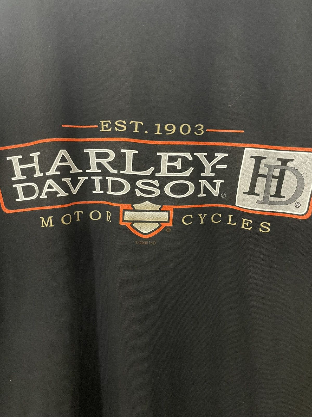 Harley Davidson × Vintage Vintage Thorps Harley Davidson Shirt Bakersfield California Size US L / EU 52-54 / 3 - 3 Thumbnail