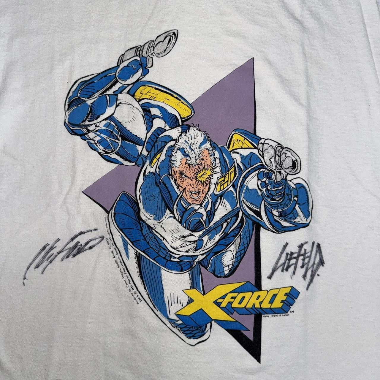 Fruit Of The Loom Vintage 1991 Marvel X-Force Cable t-shirt Size XL Size US XL / EU 56 / 4 - 2 Thumbnail