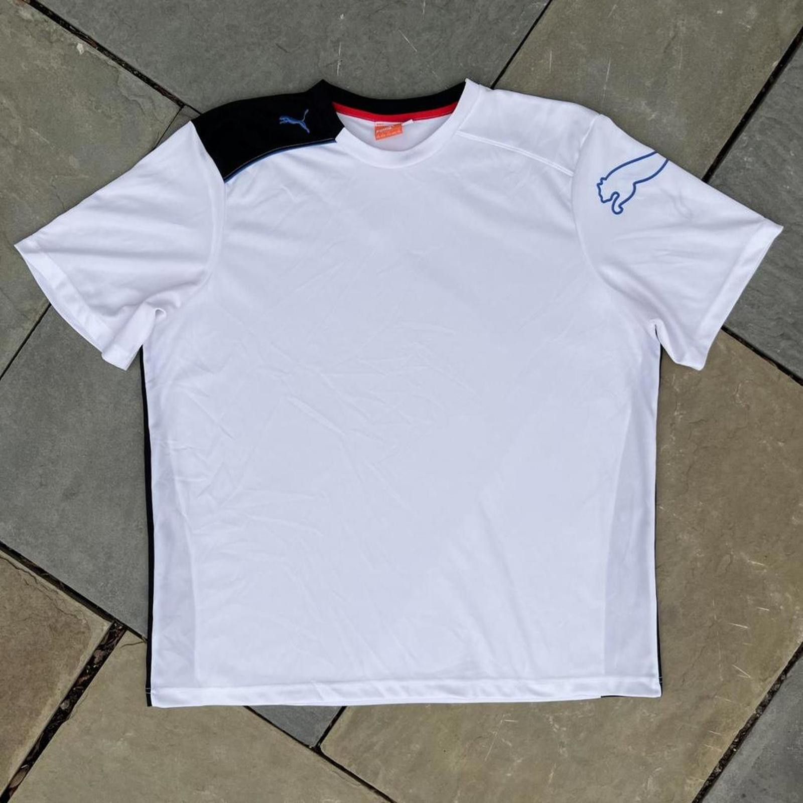 Puma Puma Men's White and Black Tshirt Size US XXL / EU 58 / 5 - 1 Thumbnail