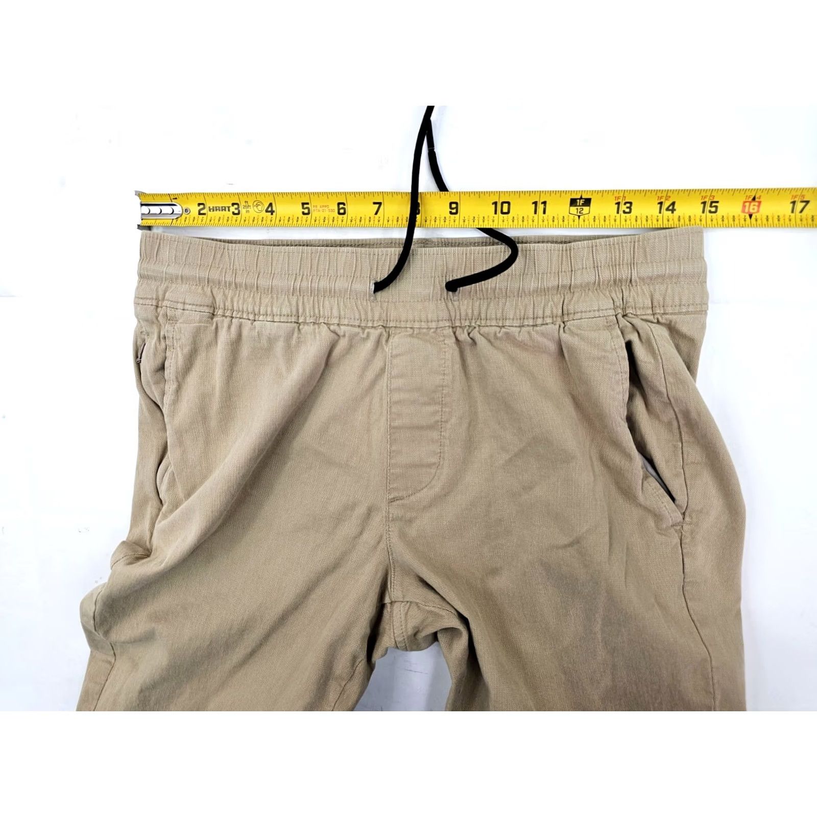 Abercrombie & Fitch Abercrombie & Fitch Jogger Pants Men S Beige Cotton Stretch Athletic Size US 29 - 6 Thumbnail