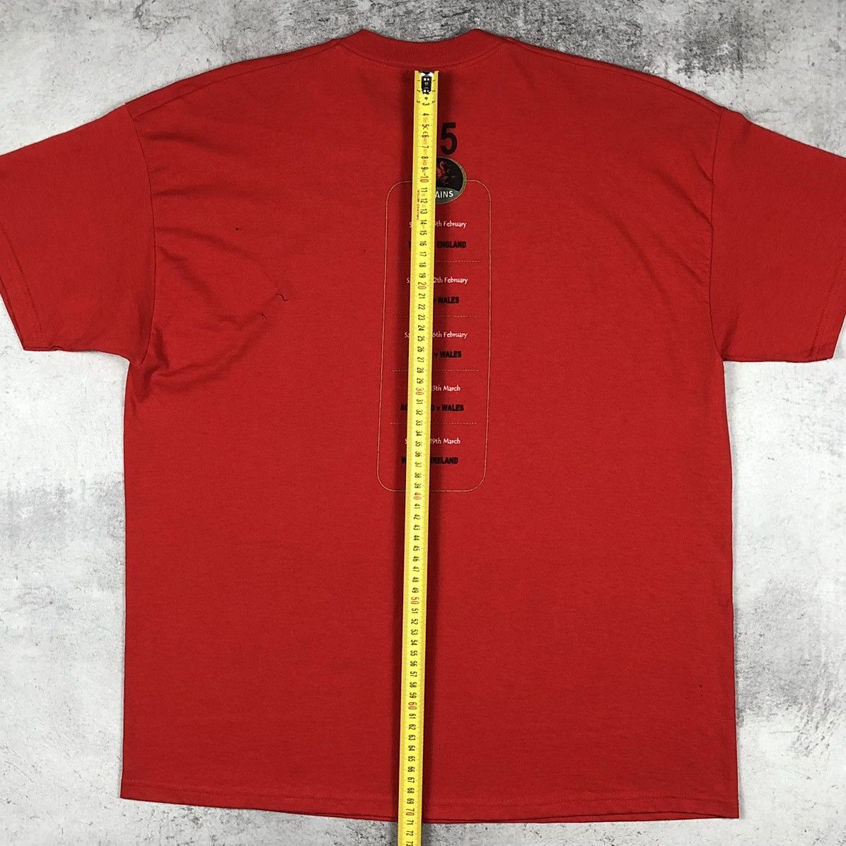 Vintage SIGNED! Wales Rugby WRU Brains 2005 Six Nations Tee Size US XL / EU 56 / 4 - 25 Thumbnail