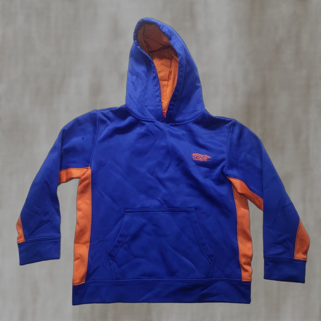 Vintage Rawlings Performance Hoodie Boys S Blue Small Fleece Training Shirt Cross Gym 90s Mens Size US S / EU 44-46 / 1 - 1 Thumbnail