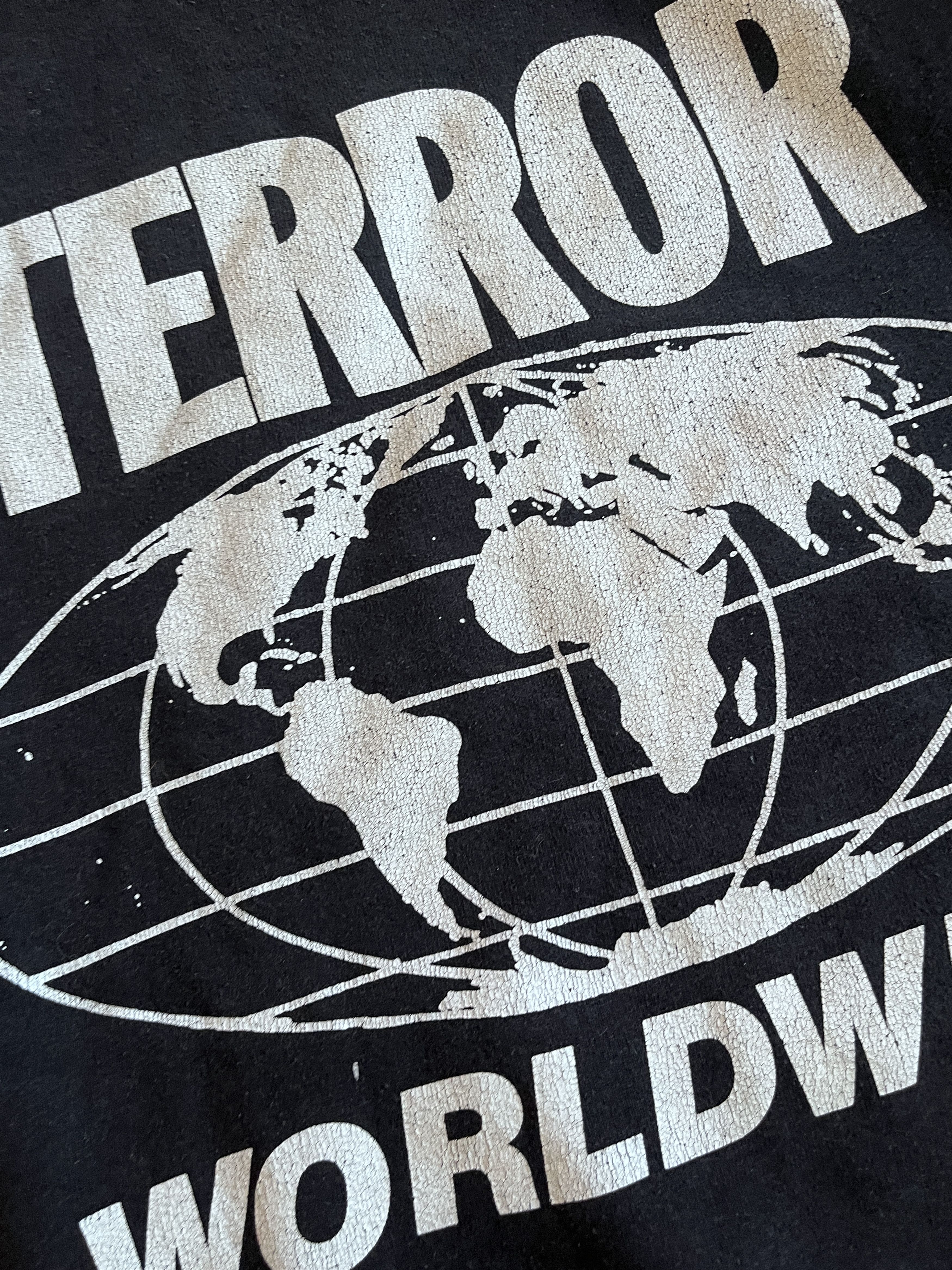 Band Tees DON ROCK TERROR WORLDWIDE SCREEN STARS VERY RARE 90s HOODIE Size US XL / EU 56 / 4 - 12 Thumbnail