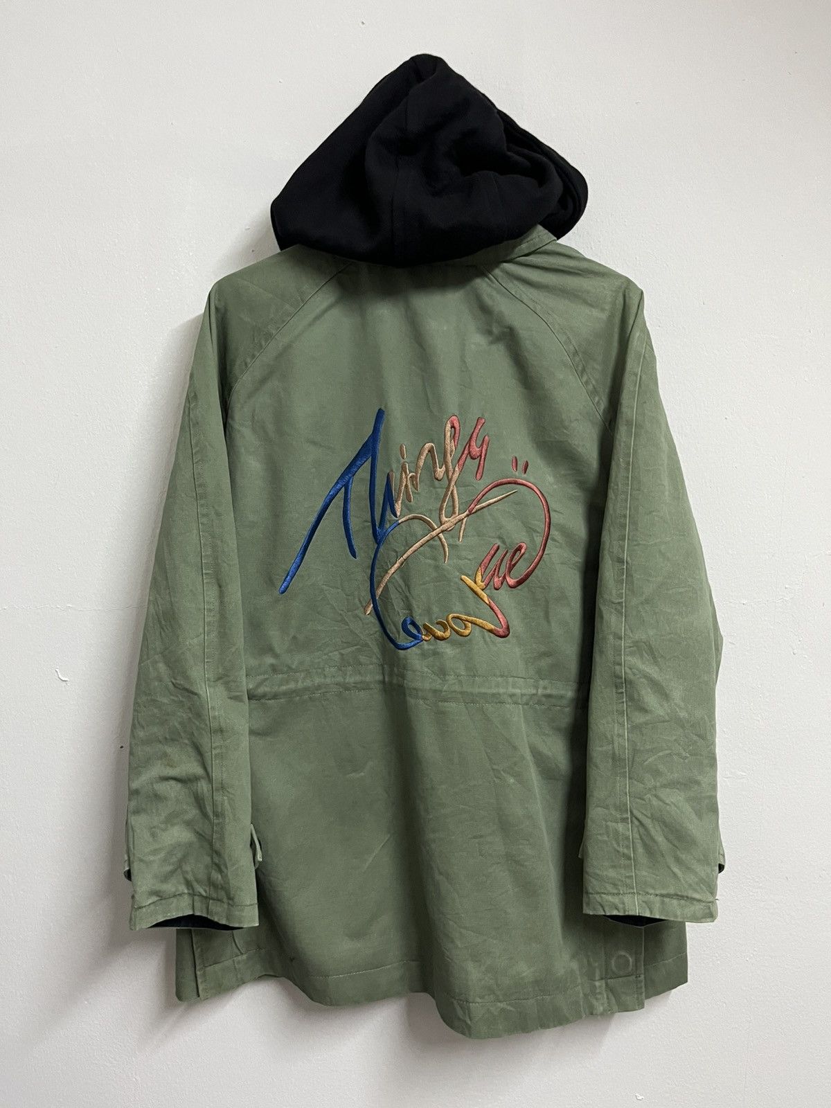 If Six Was Nine 🔥a.t green Good Vibes Embroidered Army Inspired Jackets Size US L / EU 52-54 / 3 - 1 Thumbnail