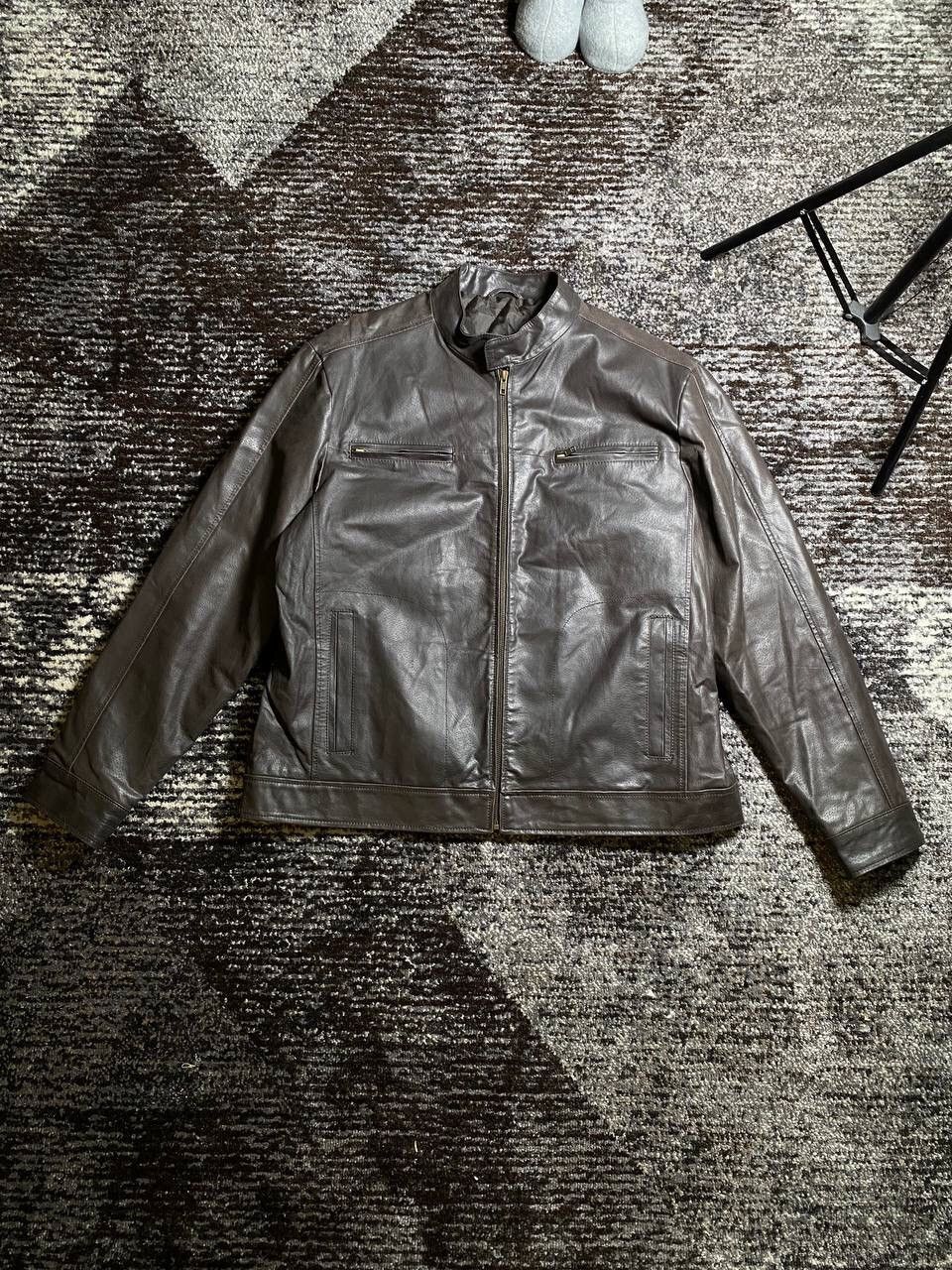 Japanese Brand Black Leather Jacket Opium Style XL | Grailed