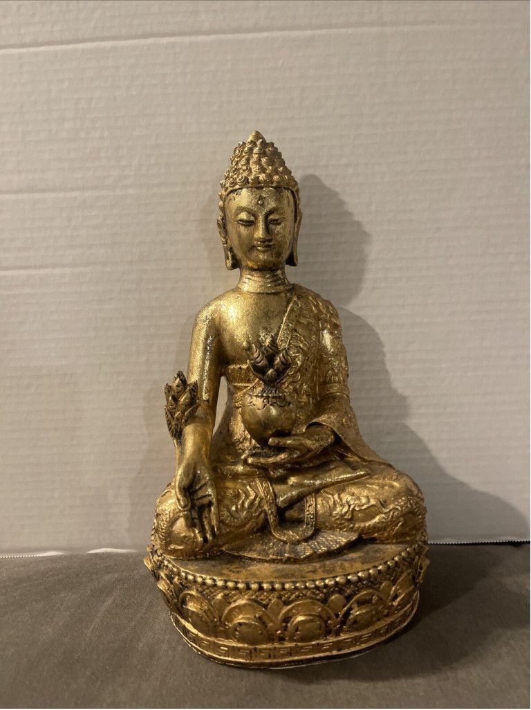 Other 12” brass Copper Buddha Statue Size 26 - 1 Thumbnail