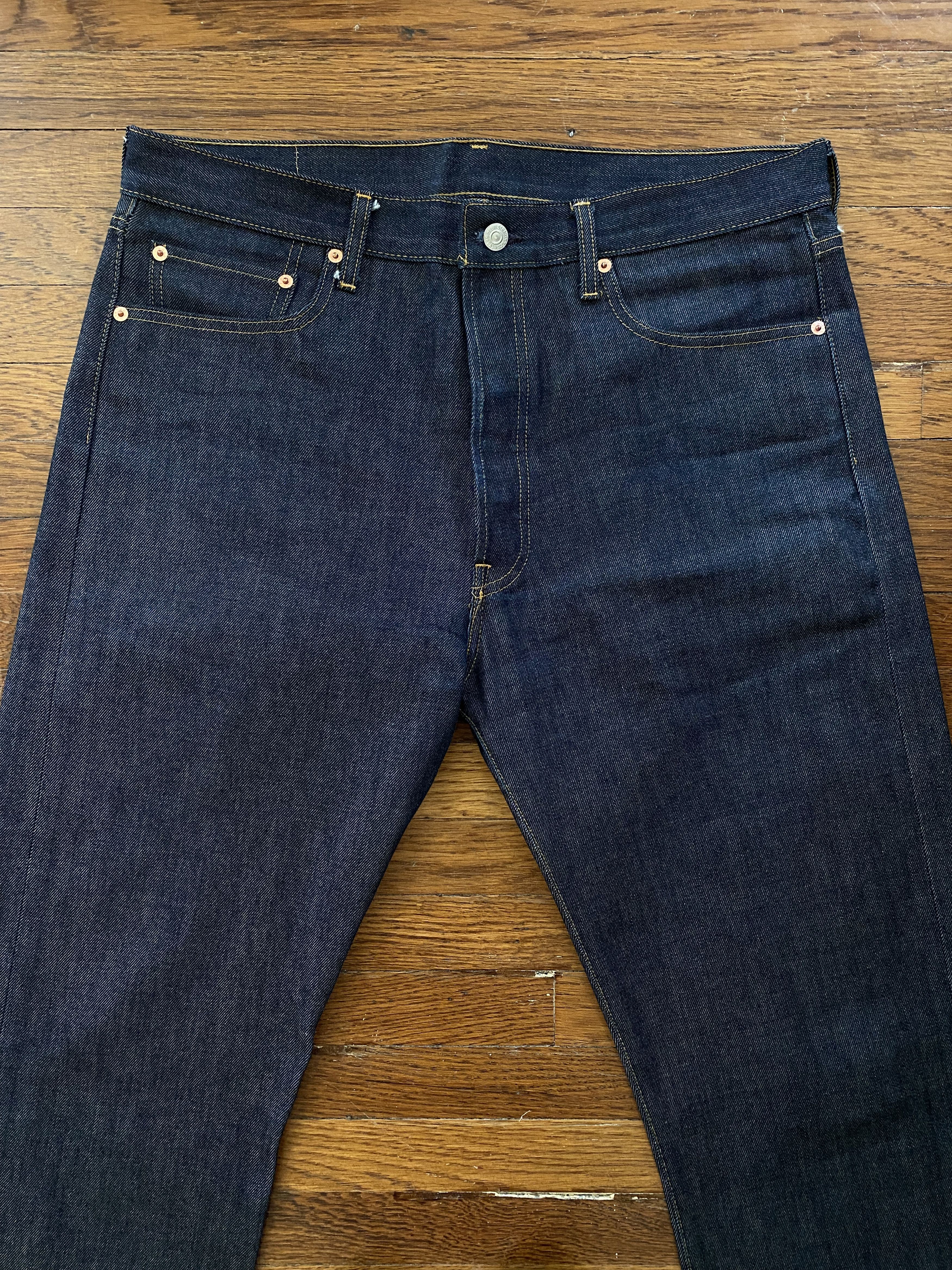 Levi's × Levi's Vintage Clothing × Vintage 1954 501® Original Fit Selvedge Men's Jeans Size US 36 / EU 52 - 3 Thumbnail