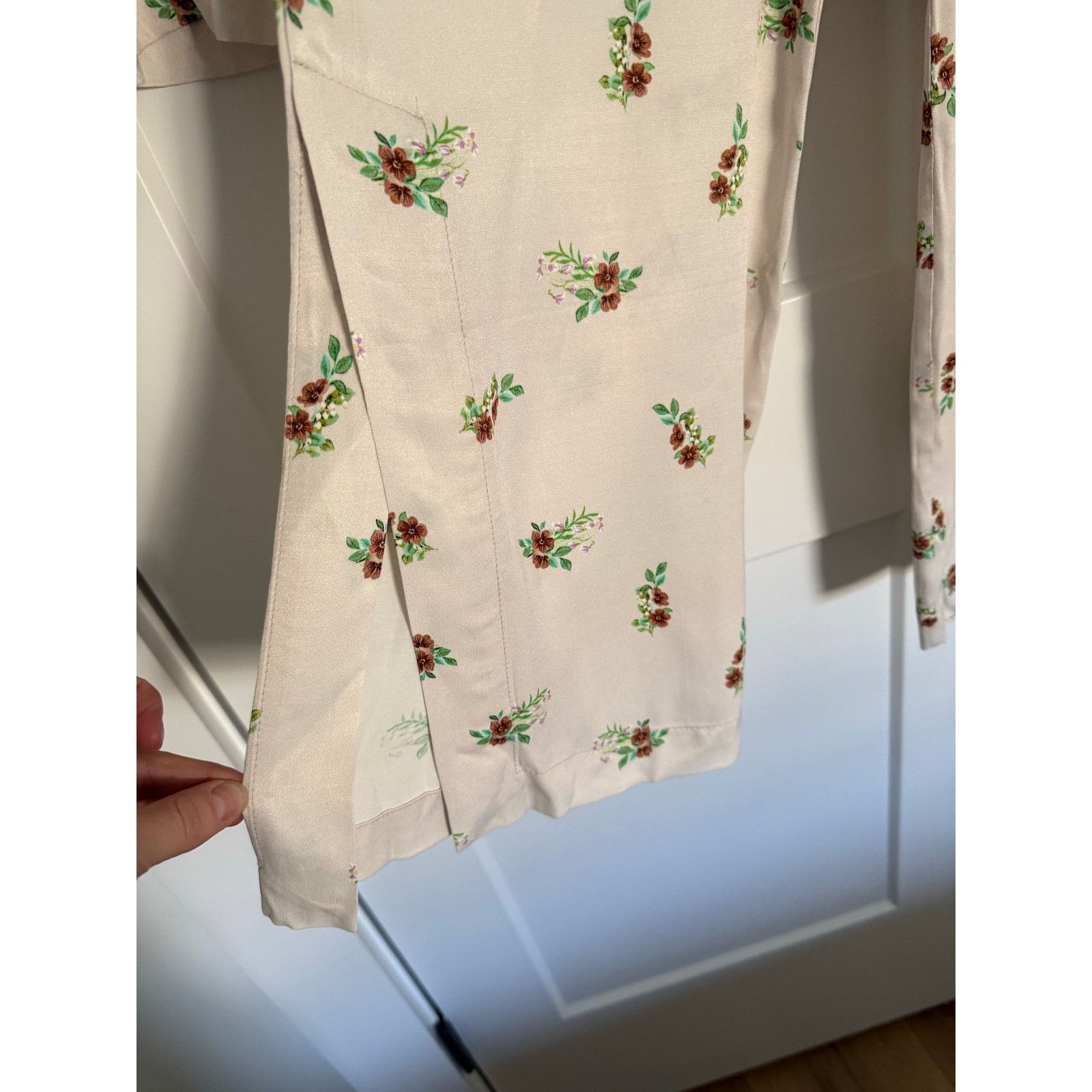 Sleeper $248 New Sleeper Beige Blossom Pant - Small Size 28" / US 6 / IT 42 - 7 Thumbnail