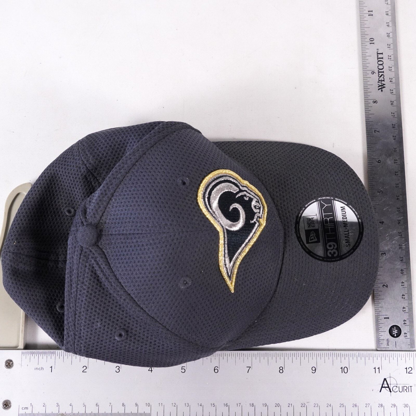 New Era New Era NFL Football Team Los Angeles Rams Fitted Hat Cap Size ONE SIZE - 10 Thumbnail