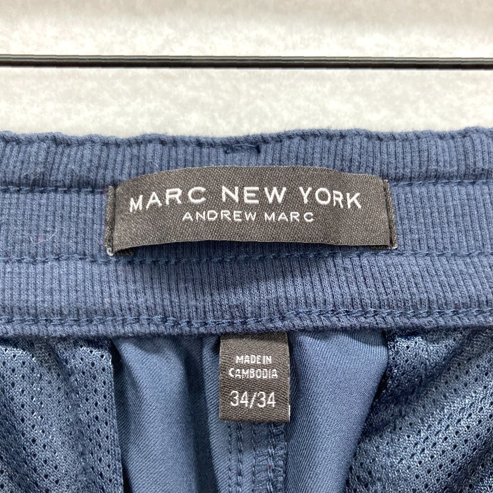 Andrew Marc Marc New York Commuter Pants Mens 34x32 Blue Performance Stretch Preppy Tech Shirt? Size US 34 / EU 50 - 5 Thumbnail
